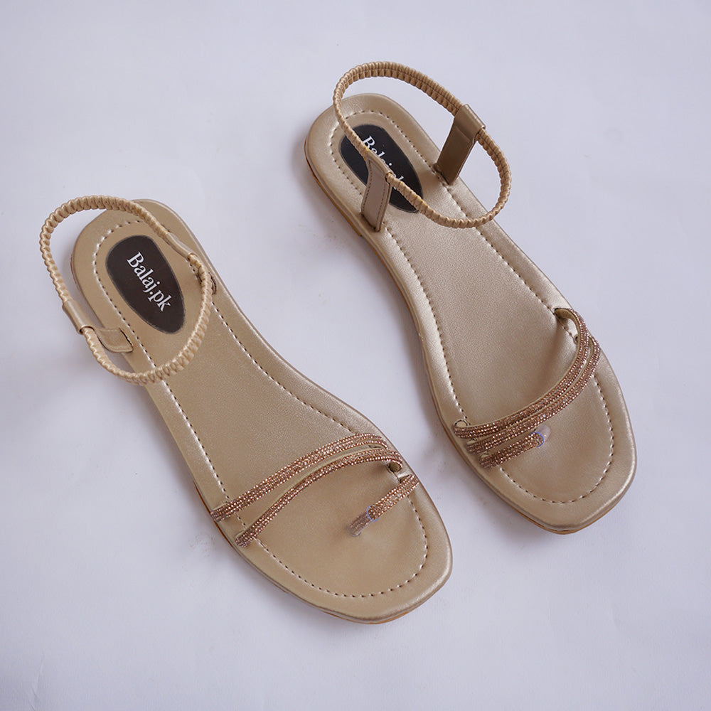 Flat Sandal Fawn