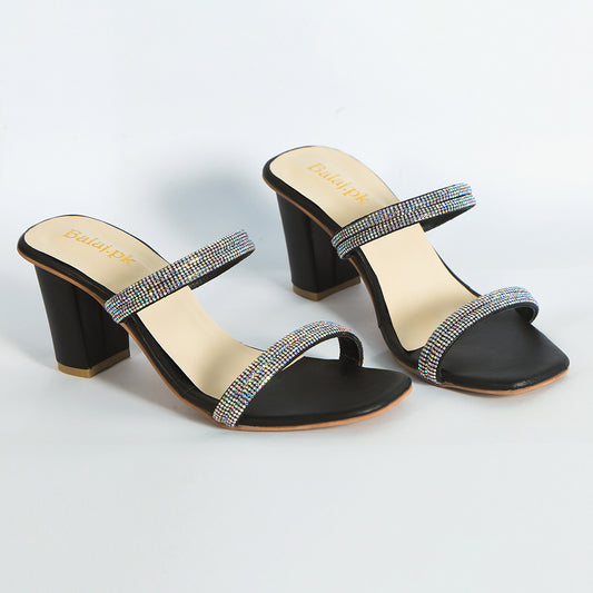 Elegant Women's High Heel Shoes Black